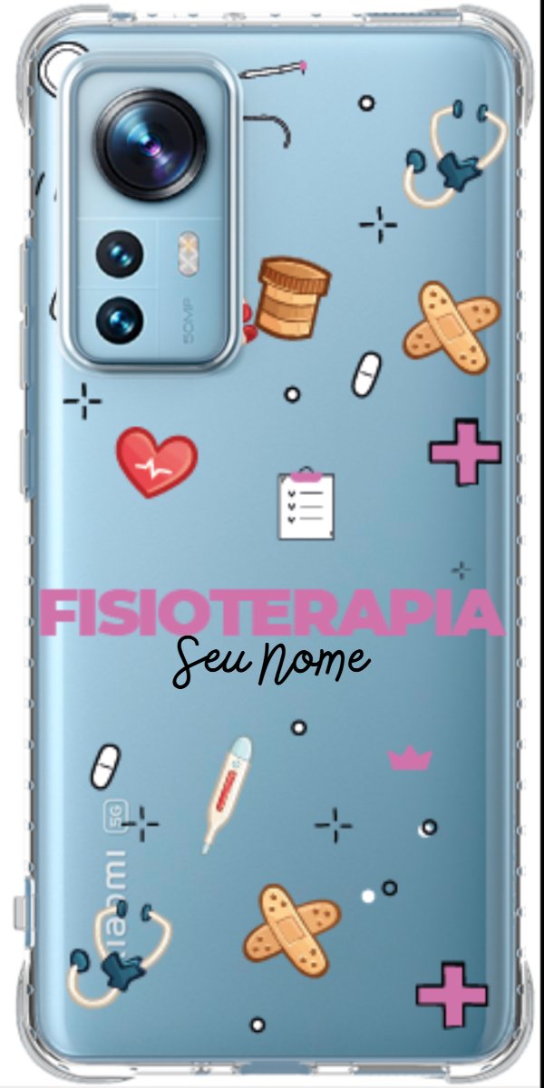 Capinha para celular Fisioterapia - Profissão Com Nome