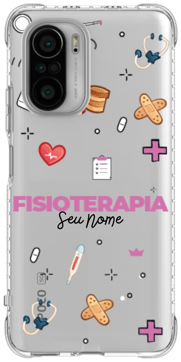 Capinha para celular Fisioterapia - Profissão Com Nome