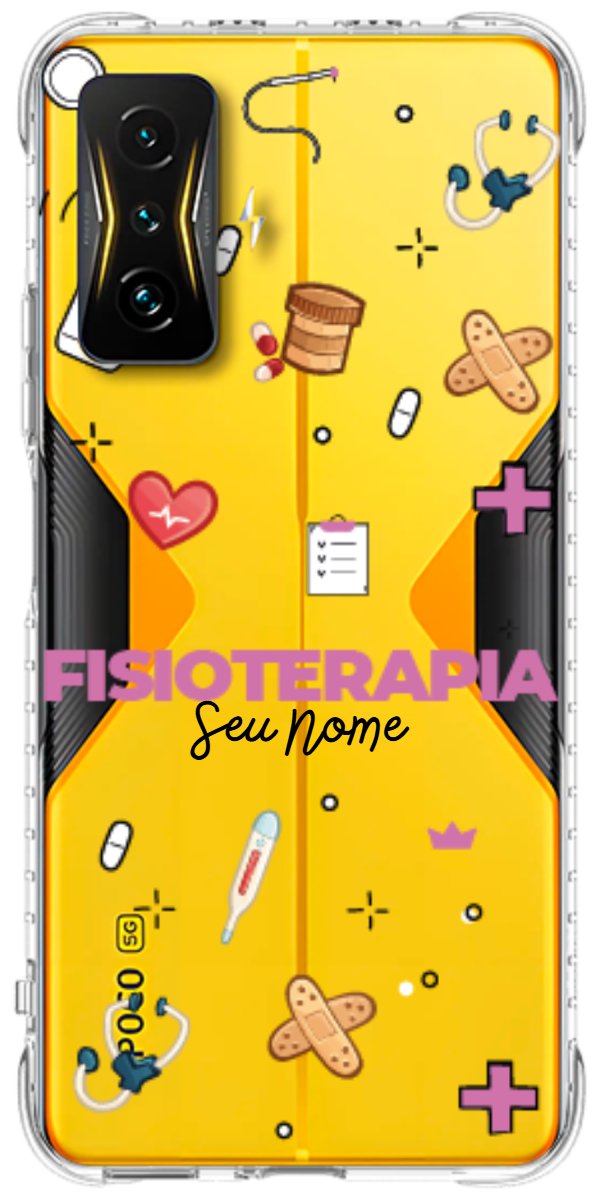 Capinha para celular Fisioterapia - Profissão Com Nome