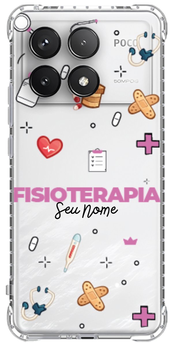 Capinha para celular Fisioterapia - Profissão Com Nome