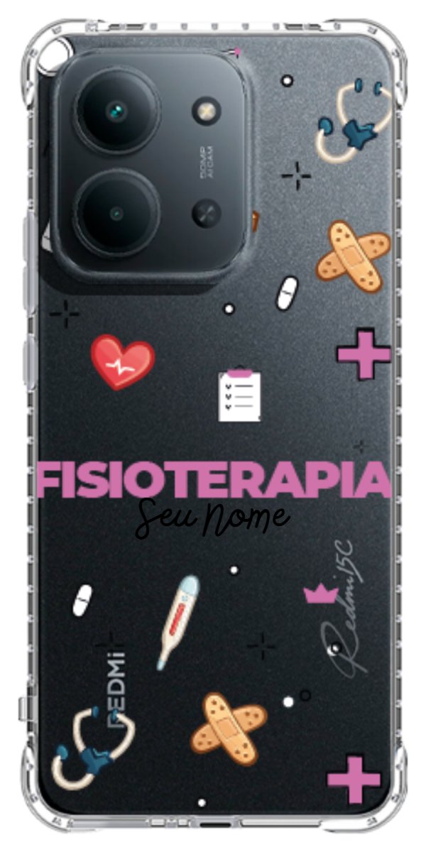 Capinha para celular Fisioterapia - Profissão Com Nome