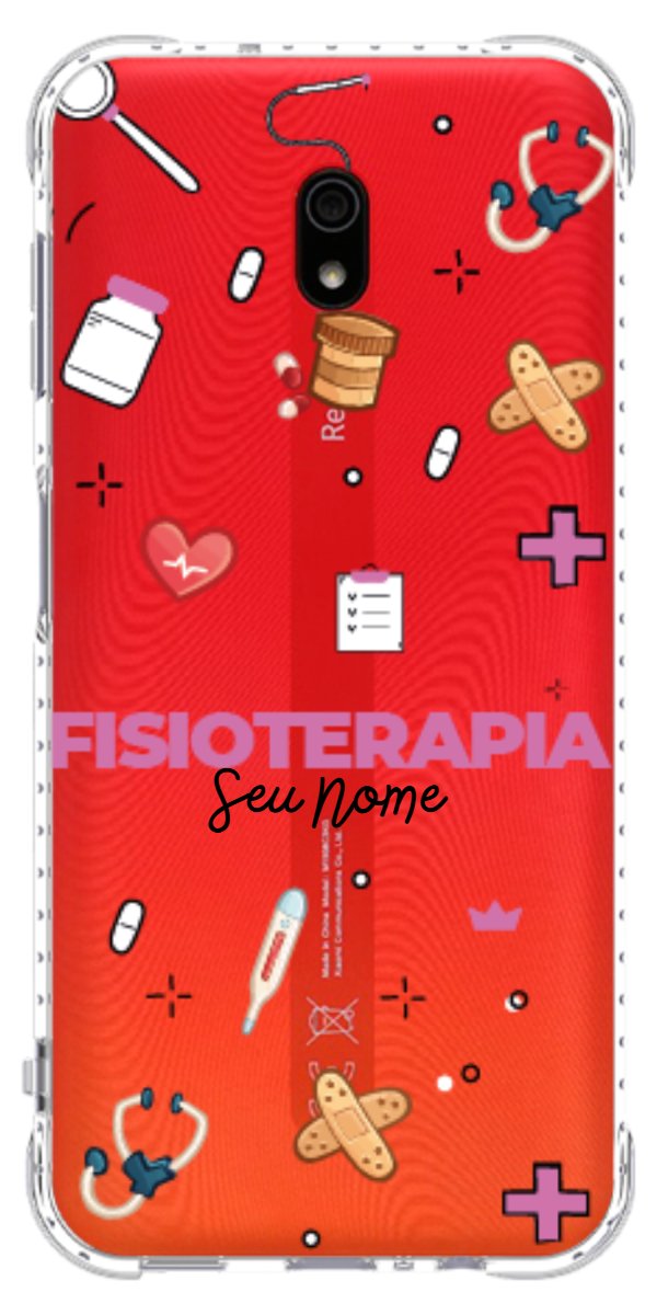 Capinha para celular Fisioterapia - Profissão Com Nome