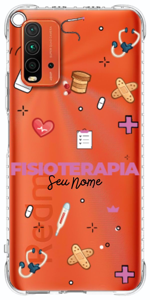 Capinha para celular Fisioterapia - Profissão Com Nome