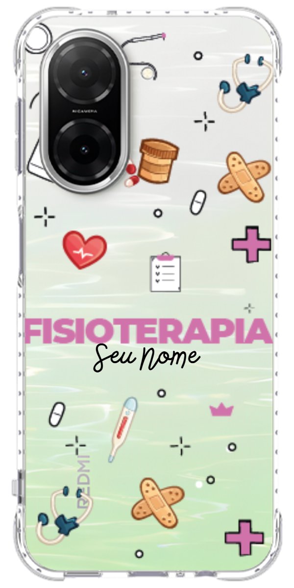 Capinha para celular Fisioterapia - Profissão Com Nome