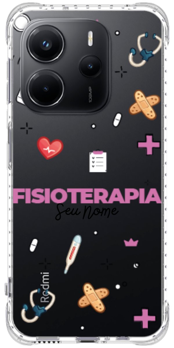Capinha para celular Fisioterapia - Profissão Com Nome