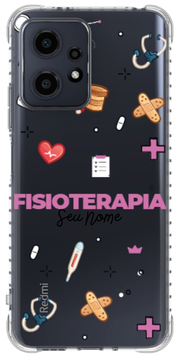 Capinha para celular Fisioterapia - Profissão Com Nome