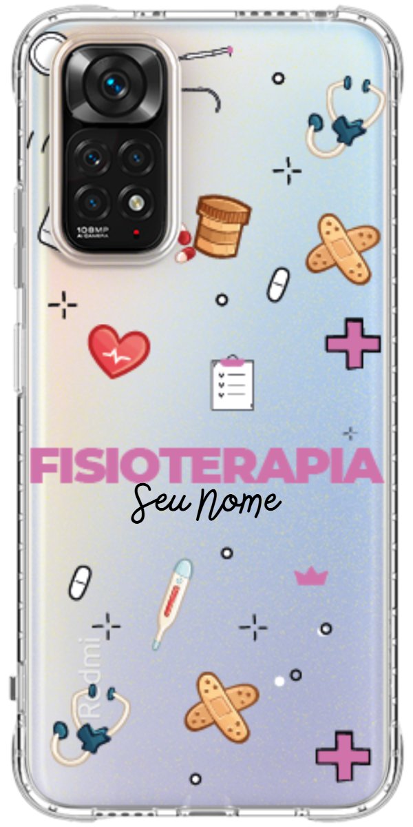 Capinha para celular Fisioterapia - Profissão Com Nome