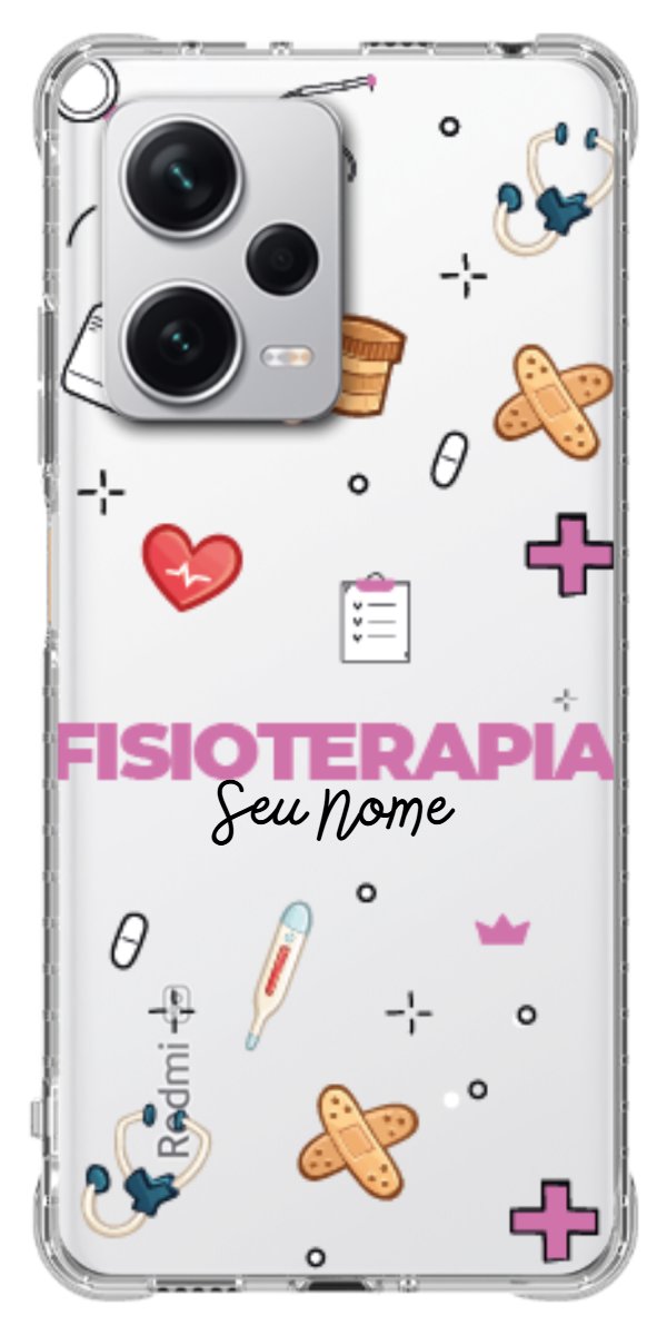 Capinha para celular Fisioterapia - Profissão Com Nome