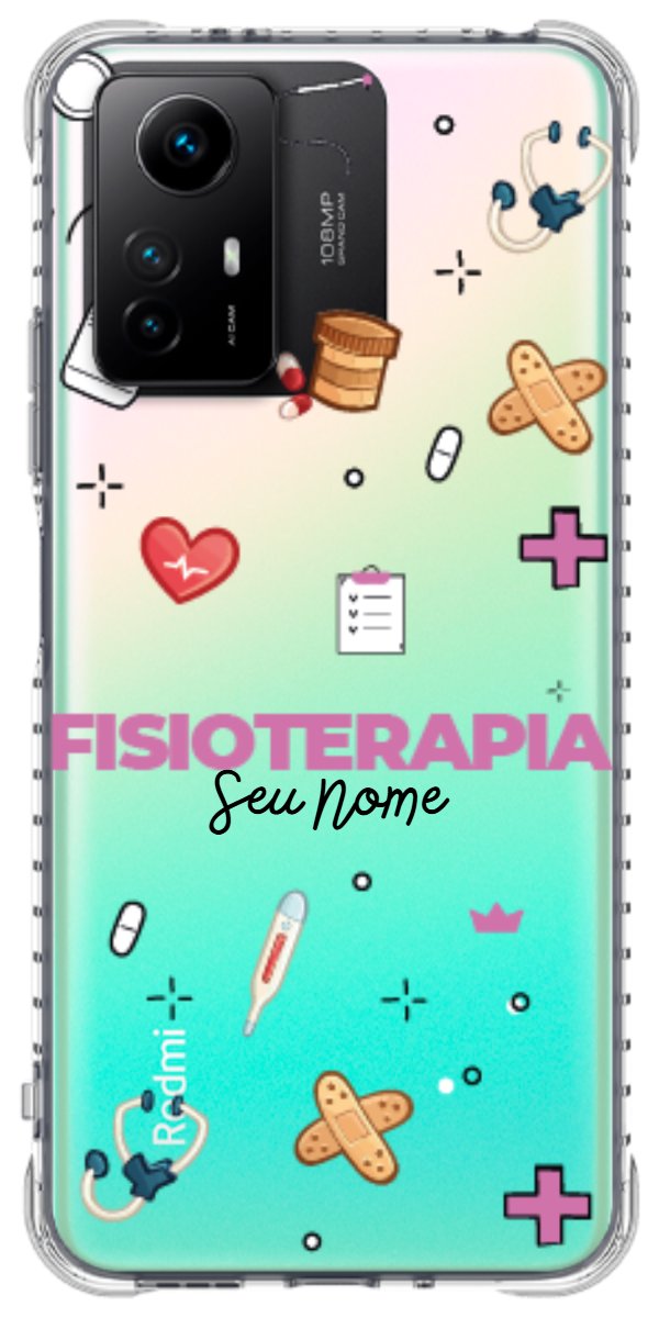 Capinha para celular Fisioterapia - Profissão Com Nome