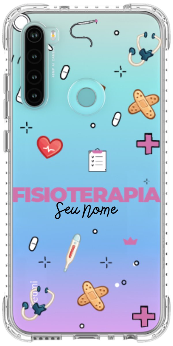 Capinha para celular Fisioterapia - Profissão Com Nome