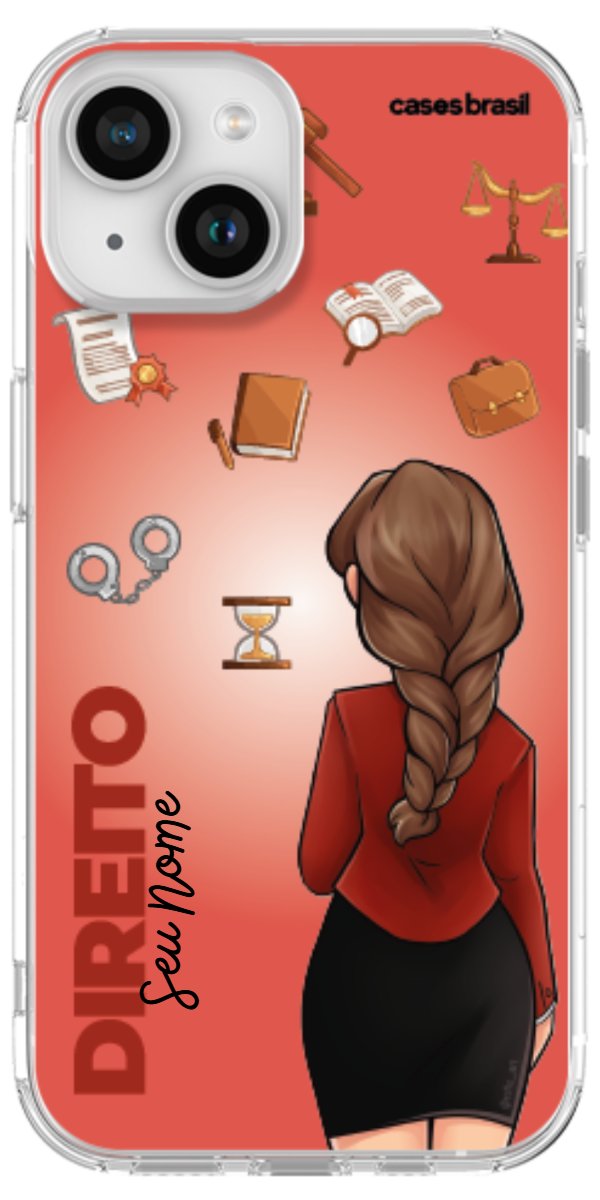 Capinha para celular Direito - Boneca Profissão Com Fundo