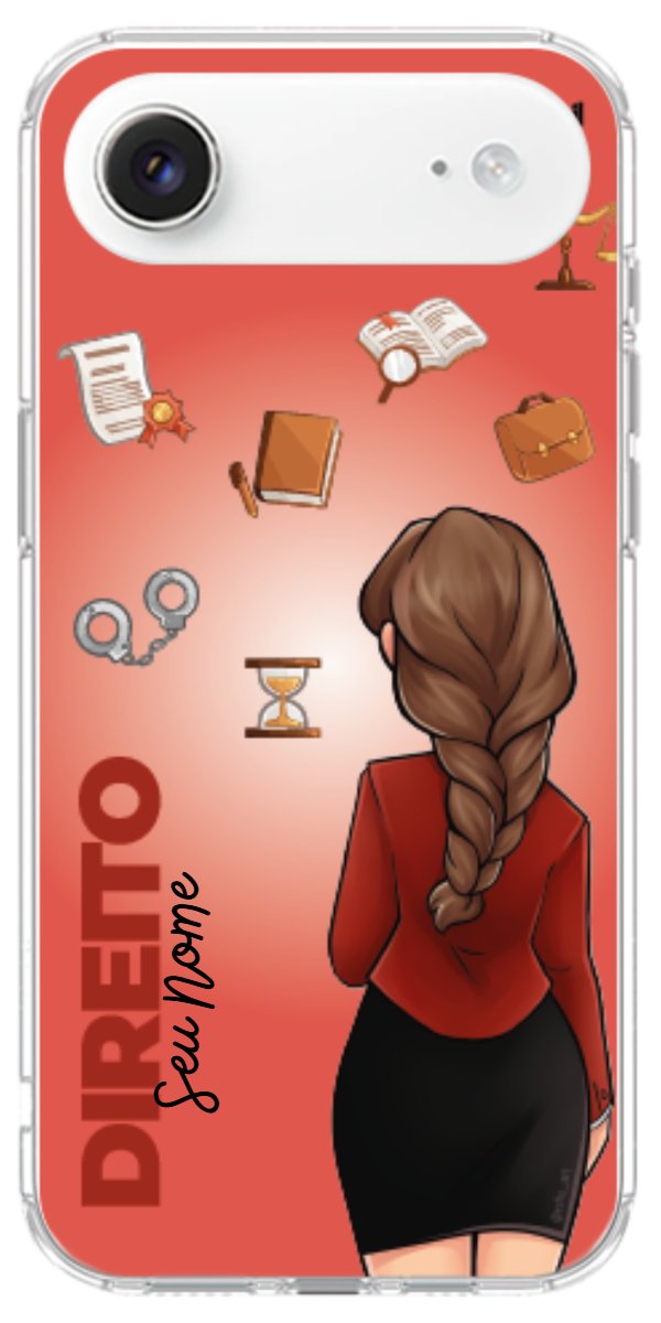 Capinha para celular Direito - Boneca Profissão Com Fundo