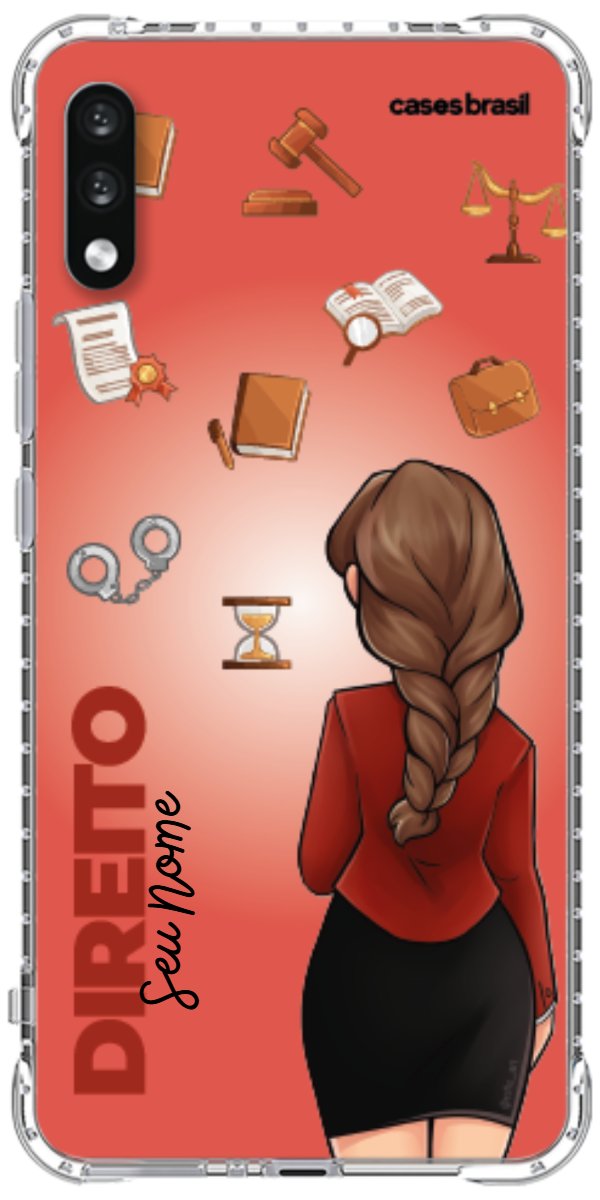 Capinha para celular Direito - Boneca Profissão Com Fundo