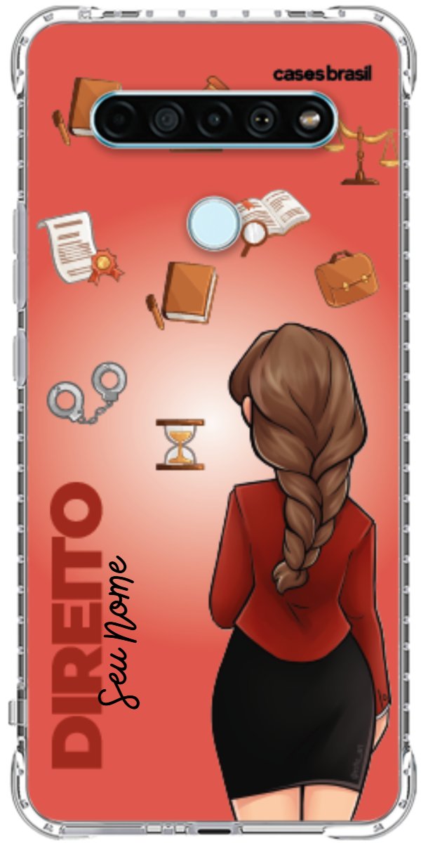 Capinha para celular Direito - Boneca Profissão Com Fundo