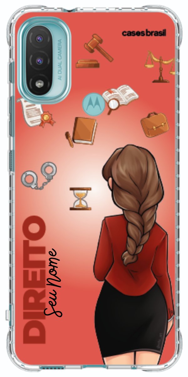 Capinha para celular Direito - Boneca Profissão Com Fundo
