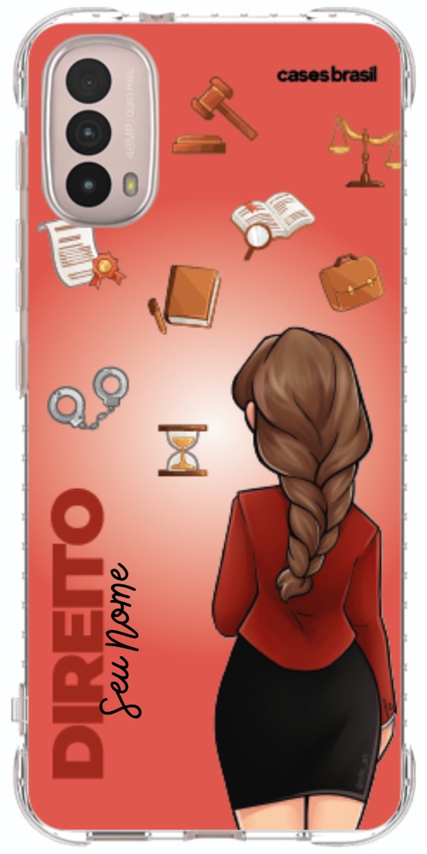 Capinha para celular Direito - Boneca Profissão Com Fundo