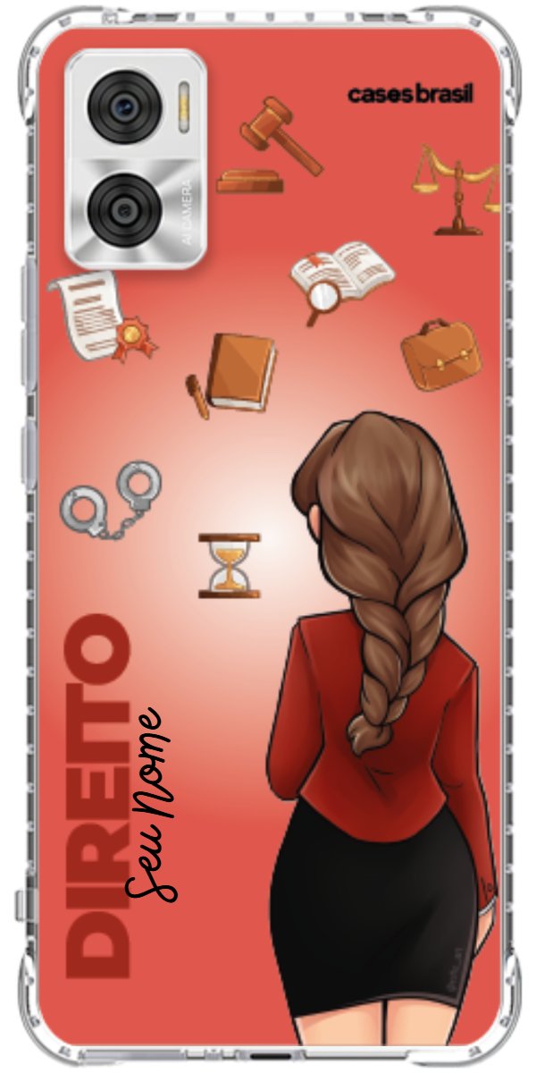 Capinha para celular Direito - Boneca Profissão Com Fundo