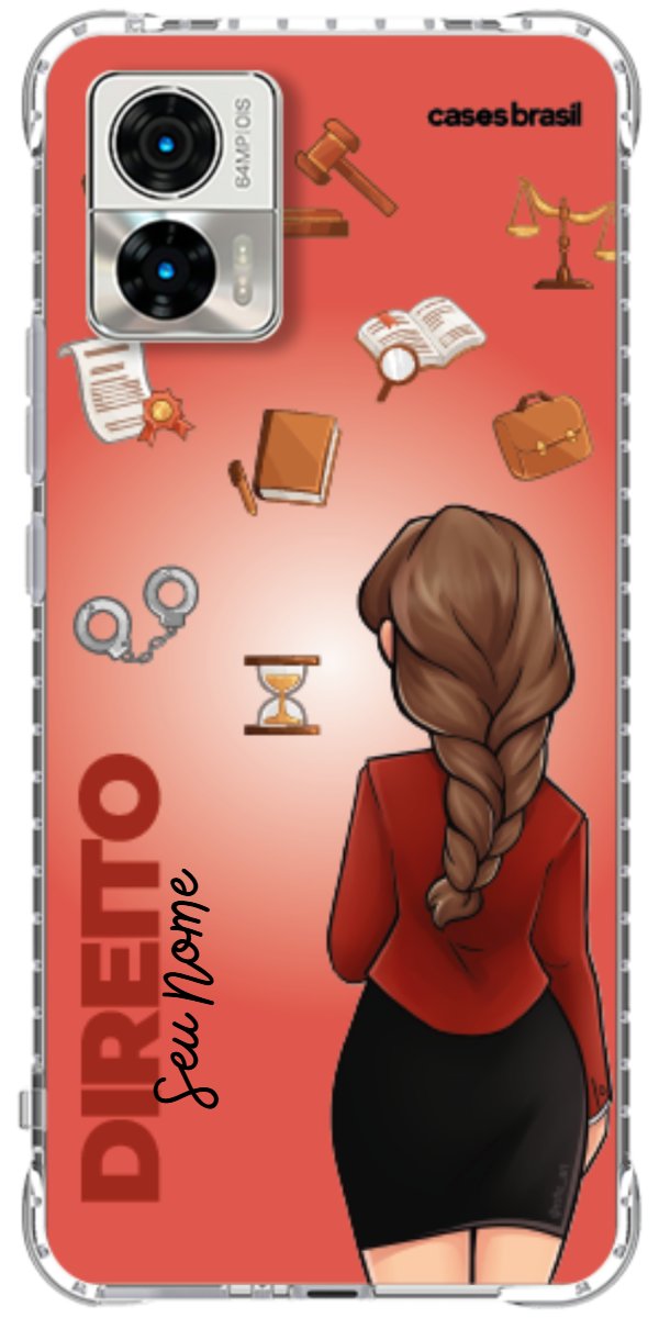Capinha para celular Direito - Boneca Profissão Com Fundo