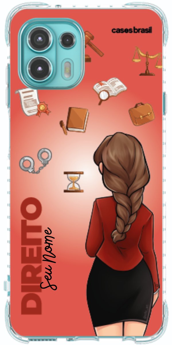 Capinha para celular Direito - Boneca Profissão Com Fundo