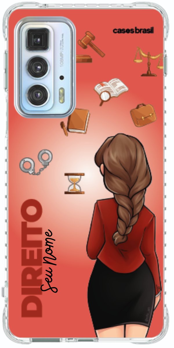 Capinha para celular Direito - Boneca Profissão Com Fundo
