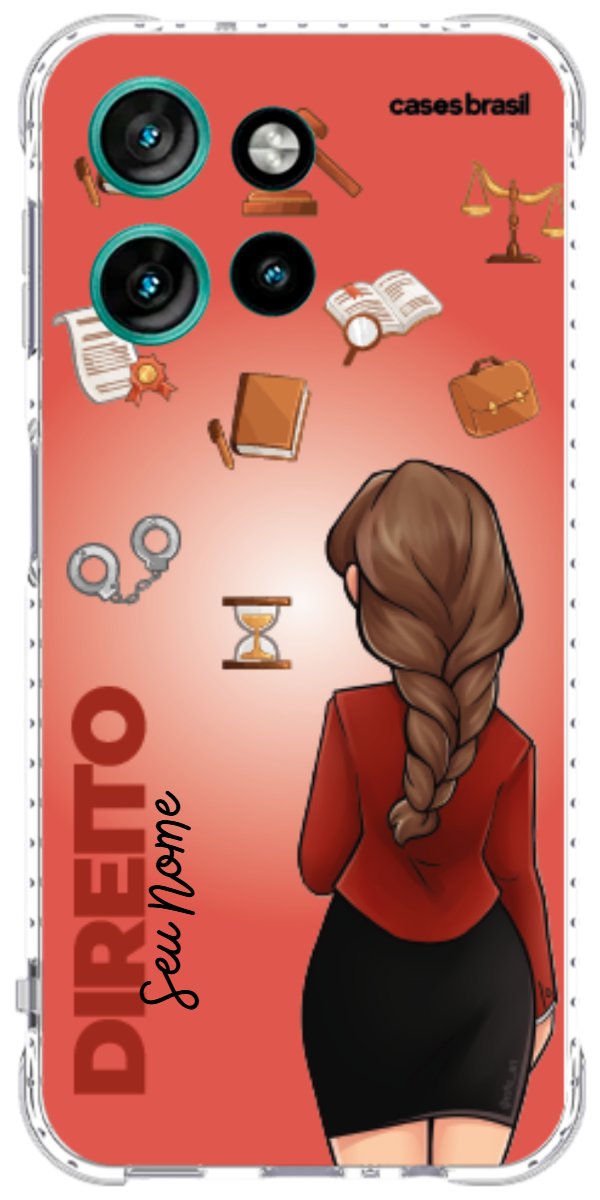Capinha para celular Direito - Boneca Profissão Com Fundo
