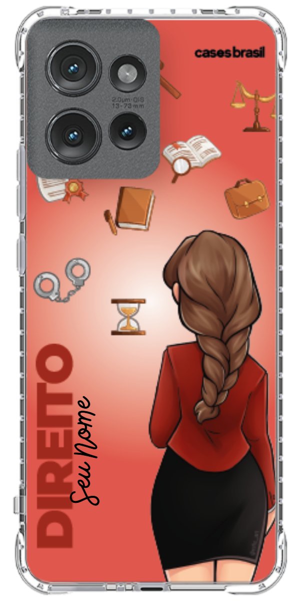 Capinha para celular Direito - Boneca Profissão Com Fundo