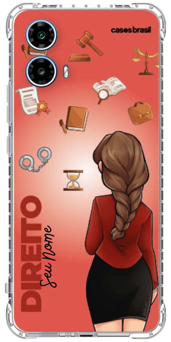 Capinha para celular Direito - Boneca Profissão Com Fundo