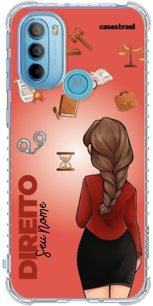 Capinha para celular Direito - Boneca Profissão Com Fundo