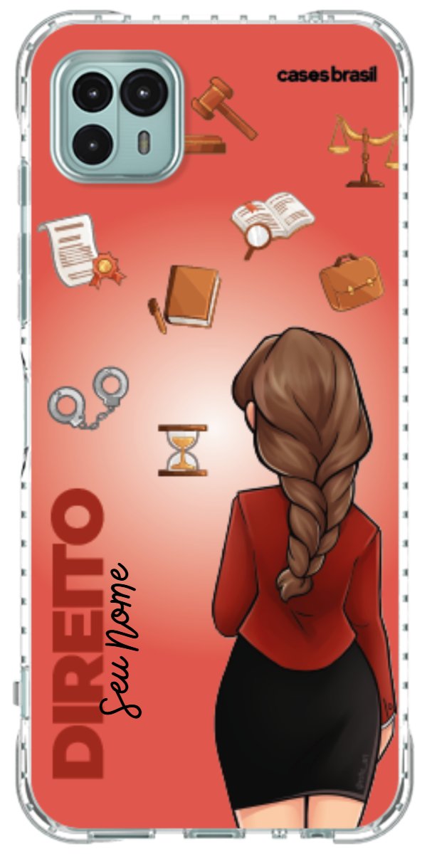 Capinha para celular Direito - Boneca Profissão Com Fundo