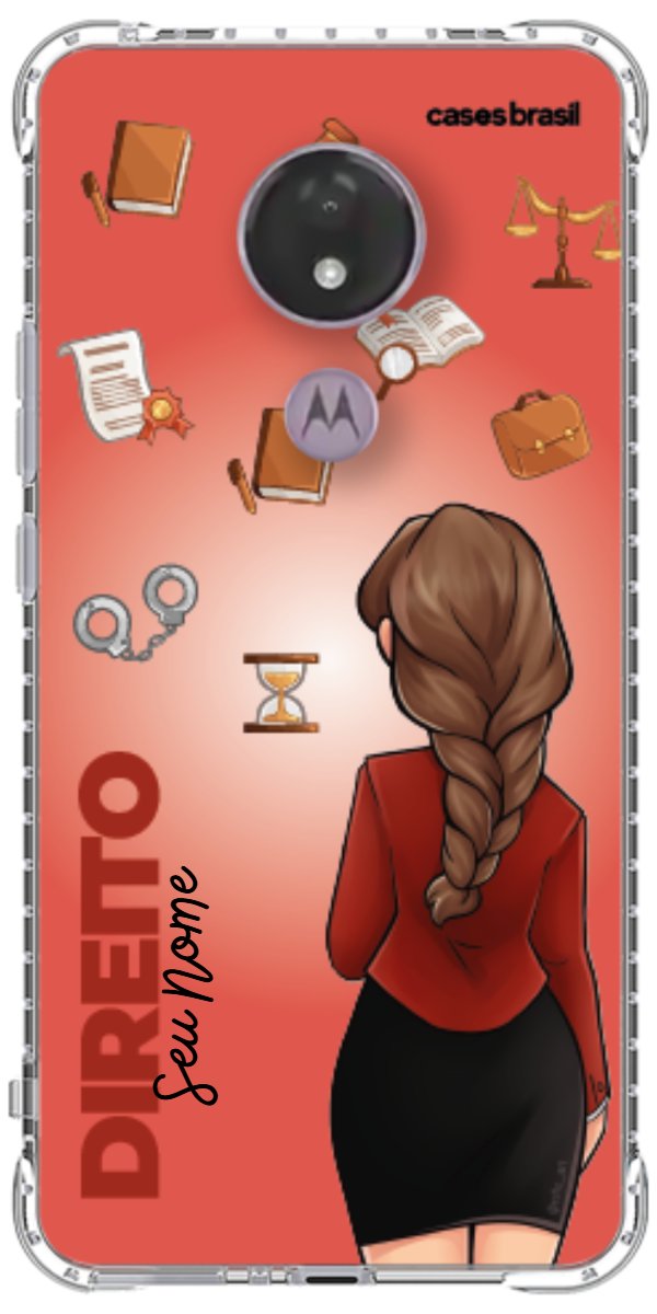 Capinha para celular Direito - Boneca Profissão Com Fundo