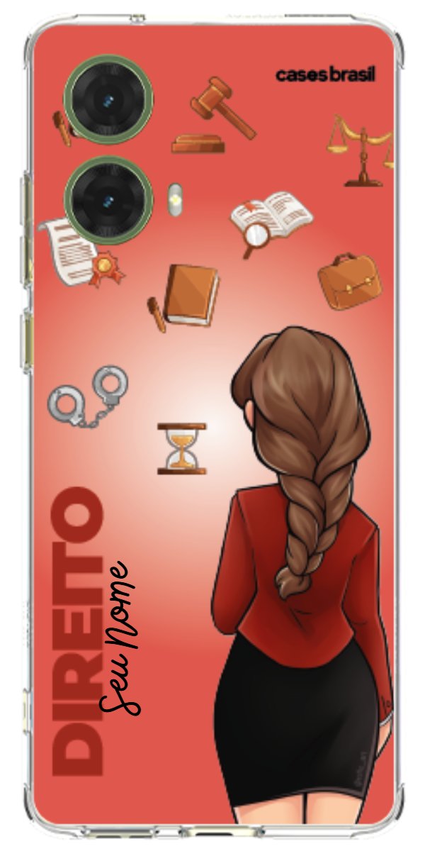 Capinha para celular Direito - Boneca Profissão Com Fundo