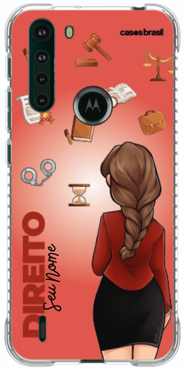 Capinha para celular Direito - Boneca Profissão Com Fundo
