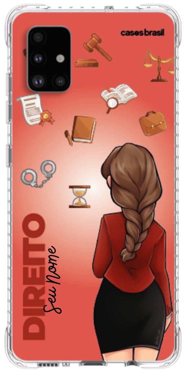 Capinha para celular Direito - Boneca Profissão Com Fundo
