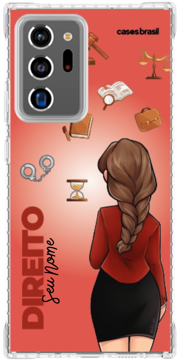 Capinha para celular Direito - Boneca Profissão Com Fundo