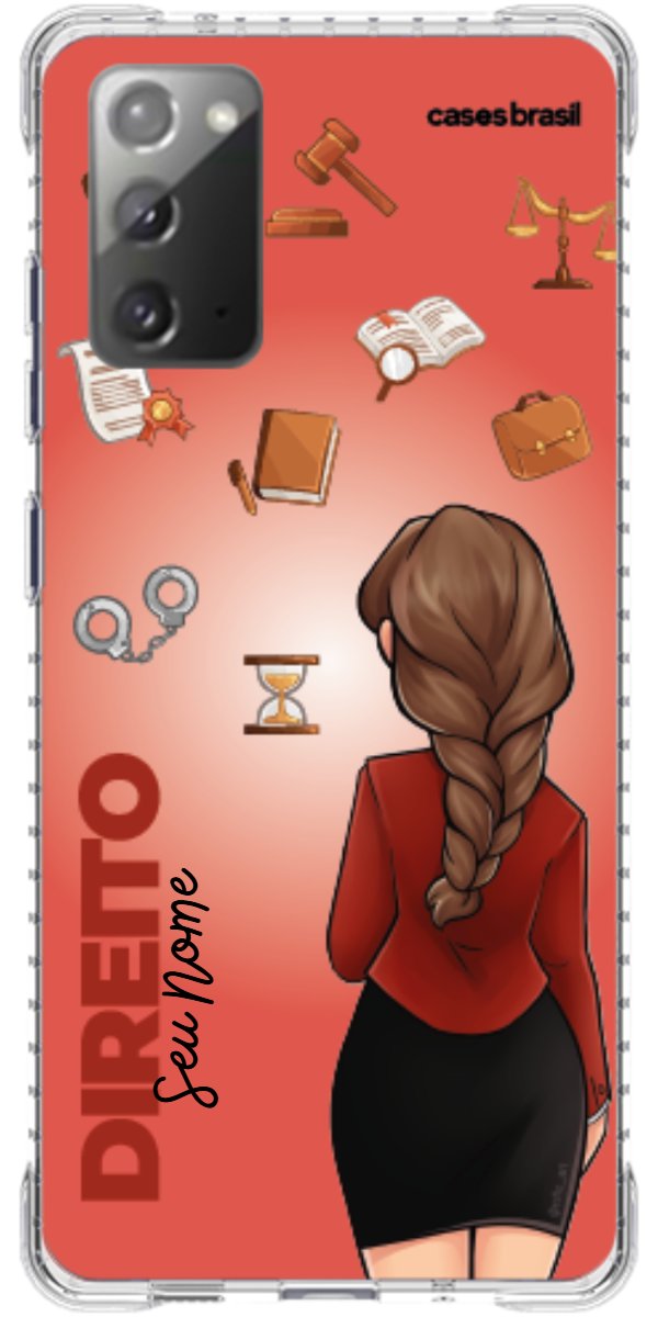 Capinha para celular Direito - Boneca Profissão Com Fundo