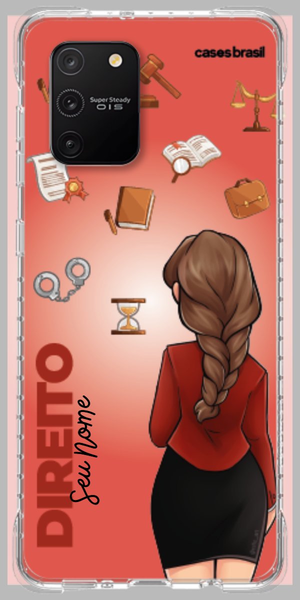 Capinha para celular Direito - Boneca Profissão Com Fundo