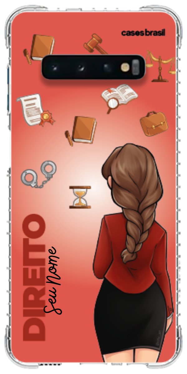 Capinha para celular Direito - Boneca Profissão Com Fundo