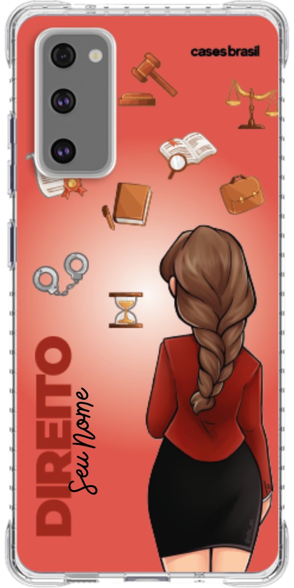 Capinha para celular Direito - Boneca Profissão Com Fundo