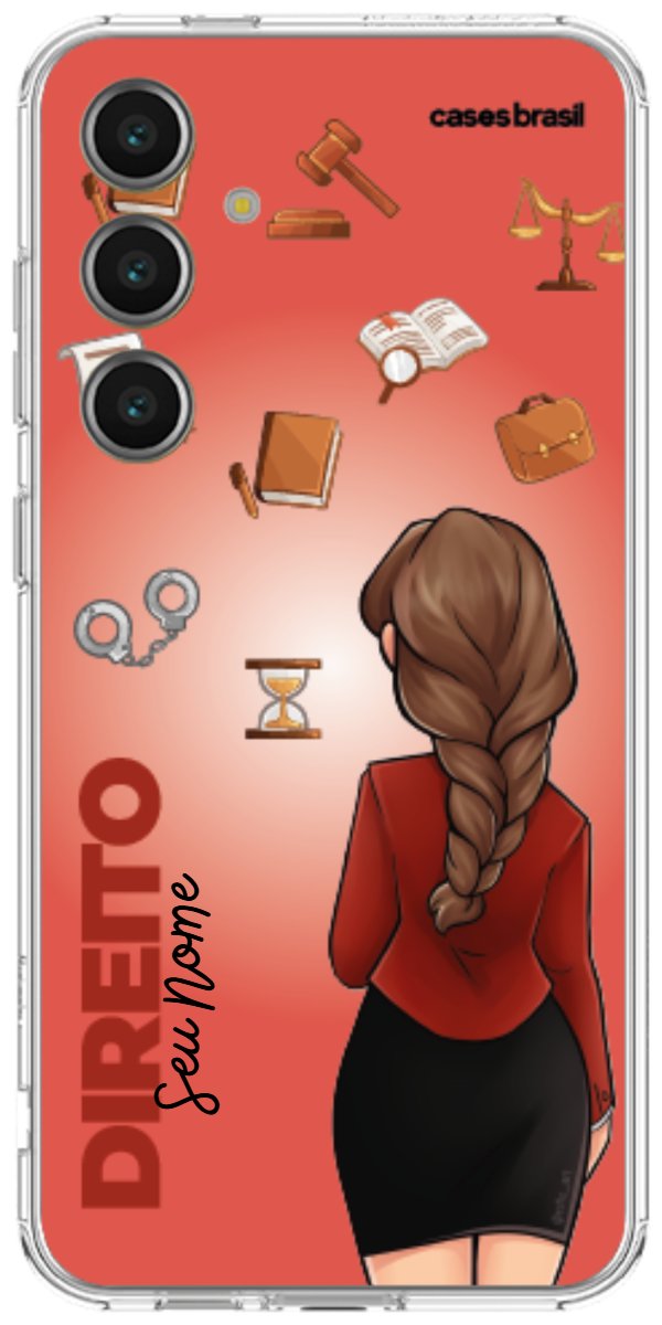 Capinha para celular Direito - Boneca Profissão Com Fundo
