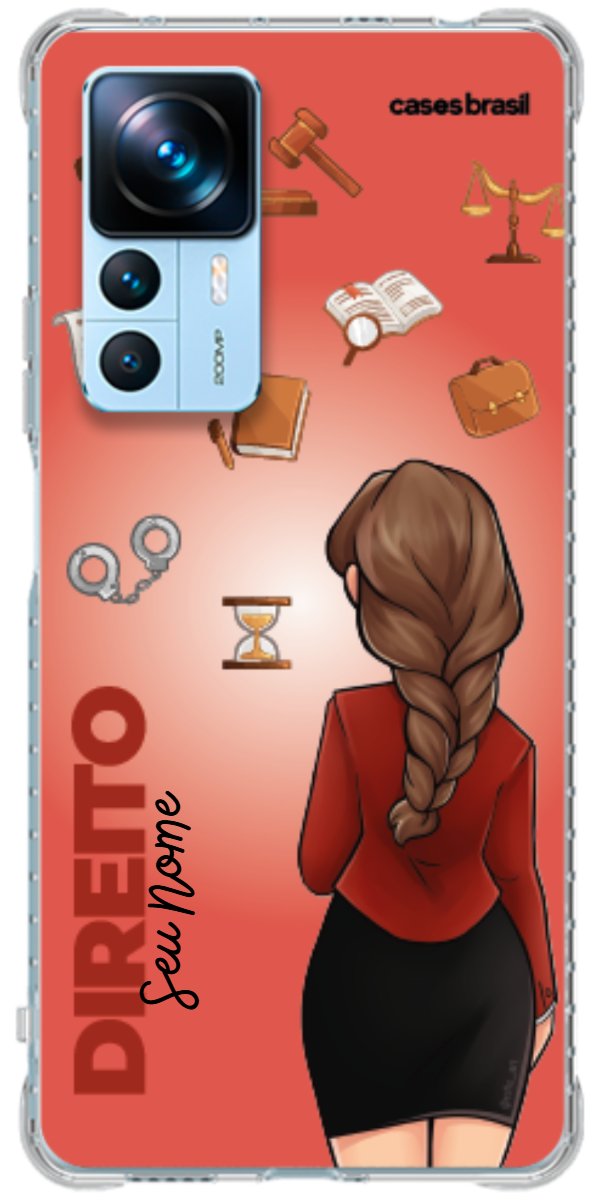 Capinha para celular Direito - Boneca Profissão Com Fundo