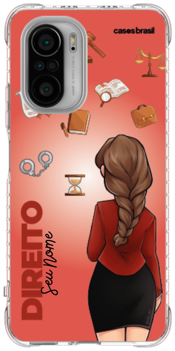 Capinha para celular Direito - Boneca Profissão Com Fundo