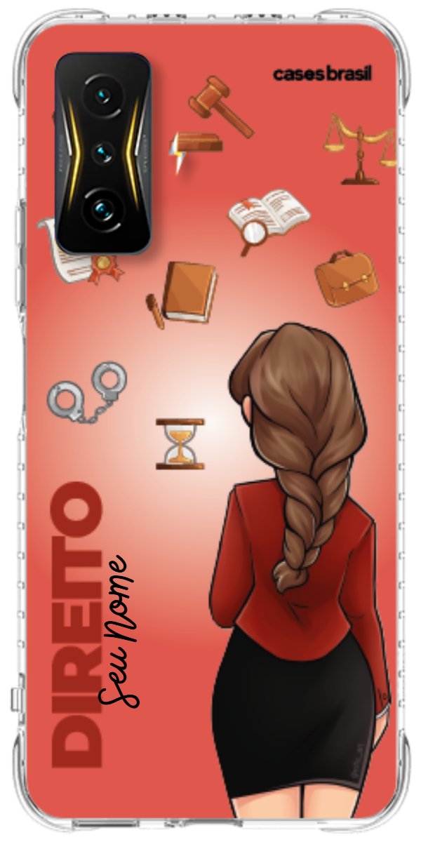 Capinha para celular Direito - Boneca Profissão Com Fundo