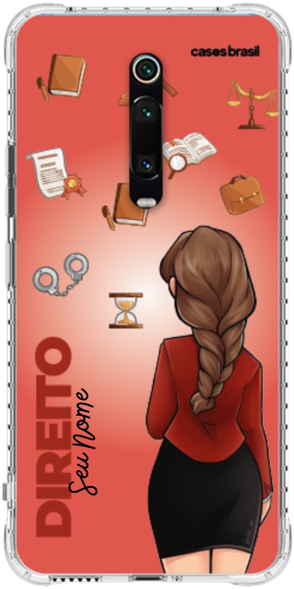 Capinha para celular Direito - Boneca Profissão Com Fundo