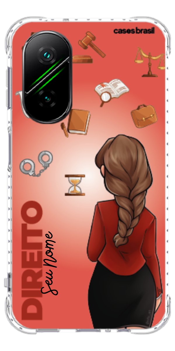 Capinha para celular Direito - Boneca Profissão Com Fundo