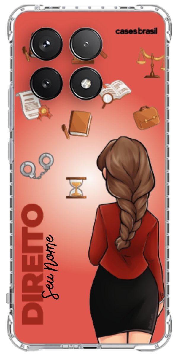 Capinha para celular Direito - Boneca Profissão Com Fundo