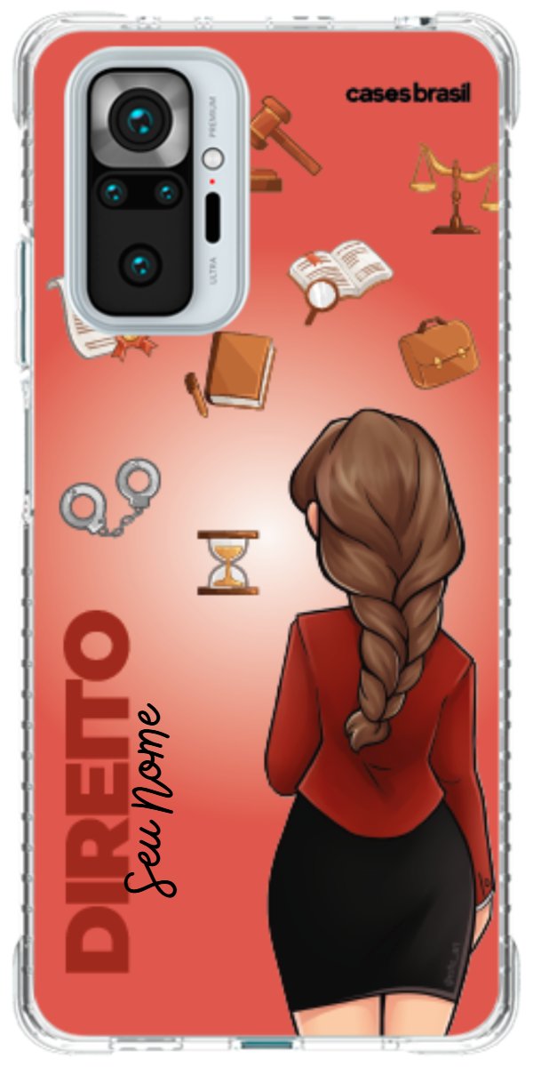Capinha para celular Direito - Boneca Profissão Com Fundo