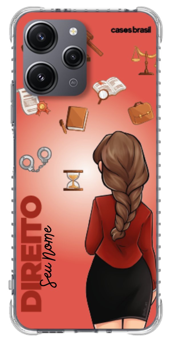 Capinha para celular Direito - Boneca Profissão Com Fundo
