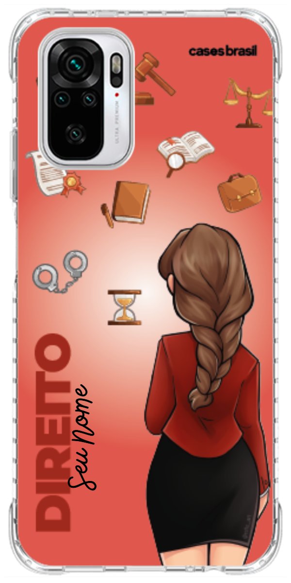 Capinha para celular Direito - Boneca Profissão Com Fundo
