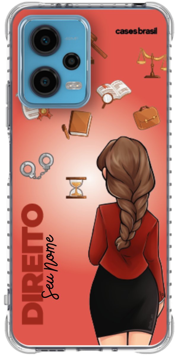 Capinha para celular Direito - Boneca Profissão Com Fundo