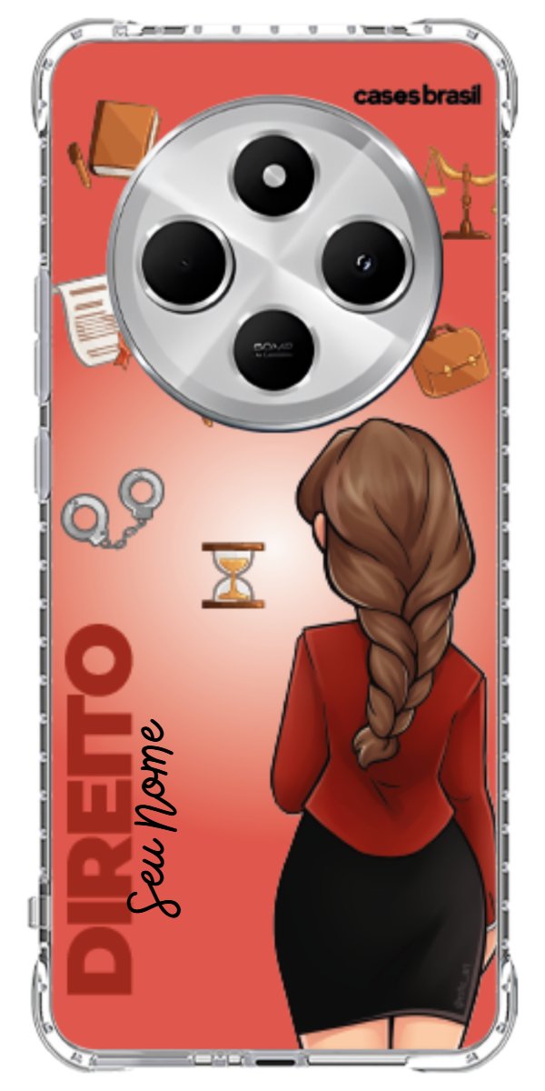 Capinha para celular Direito - Boneca Profissão Com Fundo